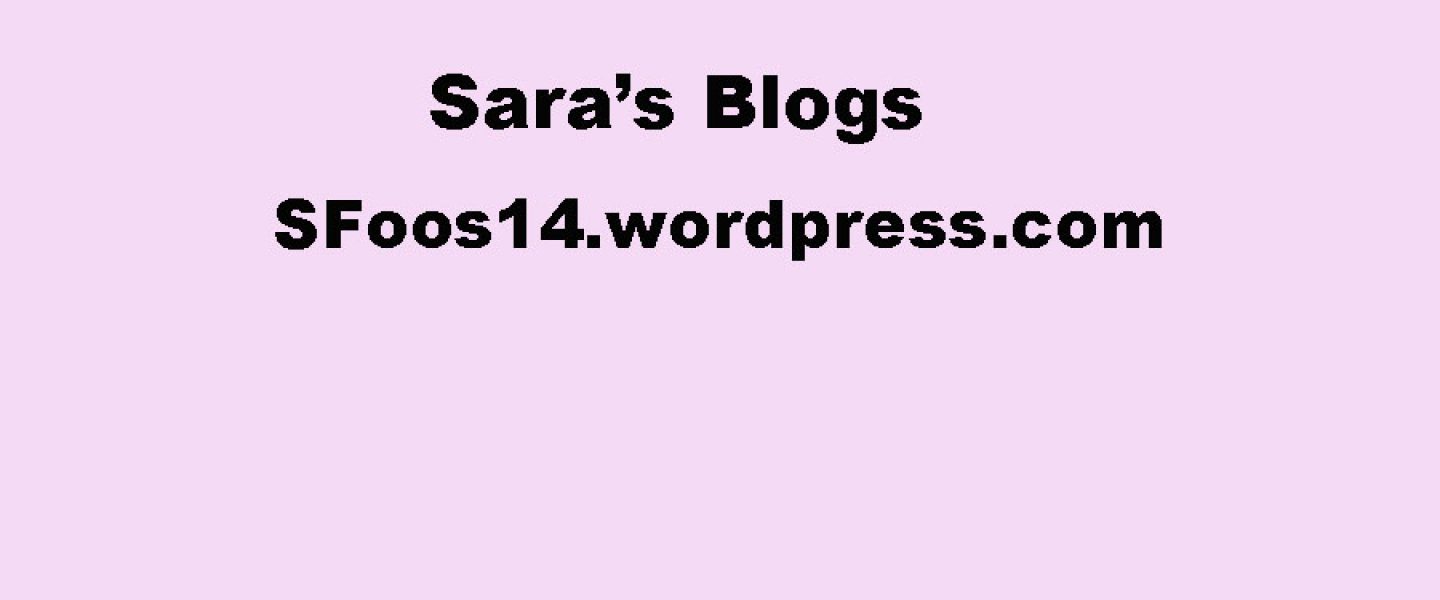Sara's Blogs